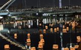 地元の灯籠流しへ